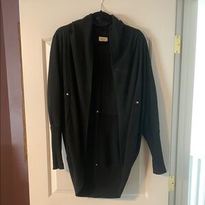 Wilfred Black Open Cardigan